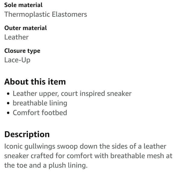 White and Gray Leather Casual Sneakers - Picture 6 of 6